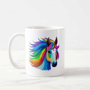 Raindbow Horse Kaffeetasse