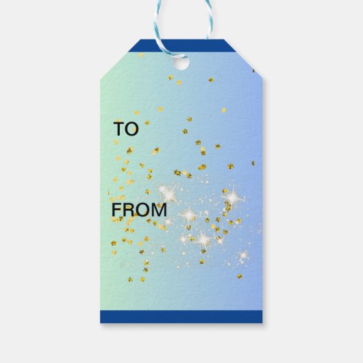 Raindeer Gold Geschenkanhänger (Rückseite)