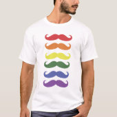 Raindow der Schnurrbärte T-Shirt (Vorderseite)
