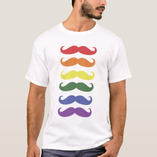 Raindow der Schnurrbärte T-Shirt