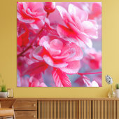 Raindrop Blush Pink Blossom Leinwanddruck (Insitu (Wohnzimmer))