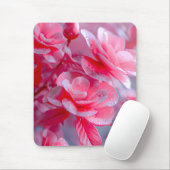 Raindrop Blush Pink Blossom Mousepad (Mit Mouse)