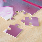 Raindrop Blush Pink Blossom Puzzle (Seite)