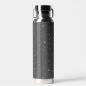 Raindrop-Design auf Grau Trinkflasche (Vorne)