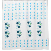 Raindrop Elegance Wasserblase Vorhang (Vorderseite)