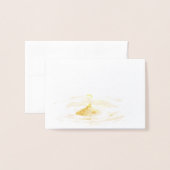 Raindrop Folienkarte (Vorderseite mit Umschlag)