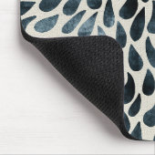 Raindrop Fraktal Patterns in Nature Rain Art Patte Mousepad (Ecke)