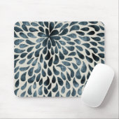 Raindrop Fraktal Patterns in Nature Rain Art Patte Mousepad (Mit Mouse)