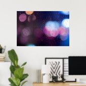Raindrop im Fenster Poster (Heimbüro)