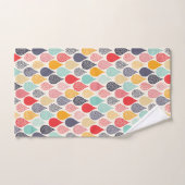 Raindrop Pop Art Dot Muster Badhandtuch Set (Handtuch)