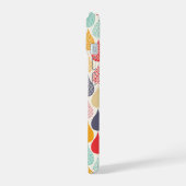 Raindrop Pop Art Dot Muster iPhone 15 Hülle (Linke Seite)