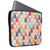 Raindrop Pop Art Dot Muster Laptopschutzhülle (Vorne Rechts)