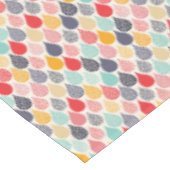 Raindrop Pop Art Dot Muster Tischdecke (Schrägansicht)