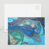 Raindrop Postkarte (Vorne/Hinten)