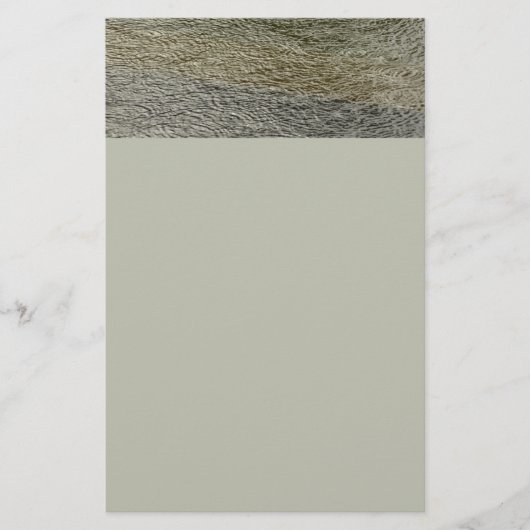 Raindrop Ripples Abstrakte Naturfotografie Briefpapier (Vorderseite)