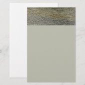 Raindrop Ripples Abstrakte Naturfotografie Briefpapier (Vorne/Hinten)