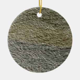Raindrop Ripples Abstrakte Naturfotografie Keramik Ornament