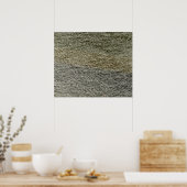 Raindrop Ripples Abstrakte Naturfotografie Poster (Küche)