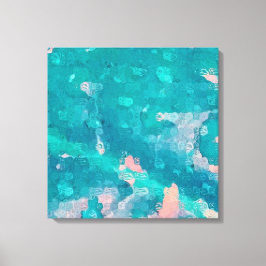 Raindrops Abstrakt Leinwanddruck (Vorderseite)