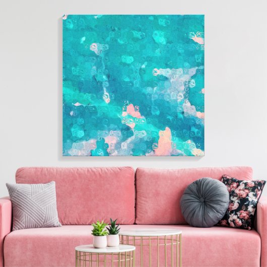 Raindrops Abstrakt Leinwanddruck (Insitu (Wohnzimmer))