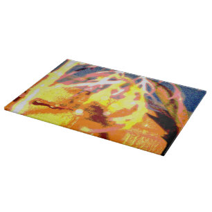 Raindrops Abstrakt Schneidebrett