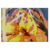 Raindrops Abstrakt Schneidebrett (Vorderseite)