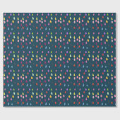 Raindrops Art Collage niedliche Collage boho Geschenkpapier (Flach)