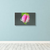 Raindrops auf Crabapple Leinwanddruck (Insitu (Holzboden))