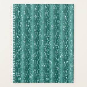 Raindrops auf grünem Metall Planer