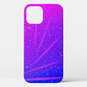 Raindrops auf Neon Abstrakt Case Mate iPhone Case (Rückseite)
