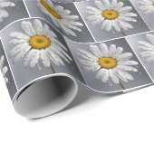 Raindrops auf weißen Milchsorten Geschenkpapier (Rolleneckpunkt)