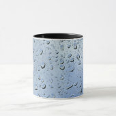 "Raindrops" benutzerdefinierte Monogramm-Tasse Tasse (Zentrum)