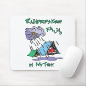 Raindrops-Camping Mousepad (Mit Mouse)