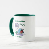 Raindrops-Camping Tasse (Vorderseite Links)