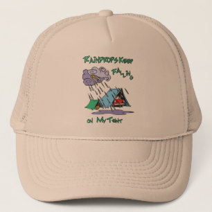 Raindrops-Camping Truckerkappe