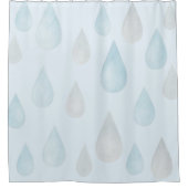 Raindrops Duschvorhang (Vorderseite)