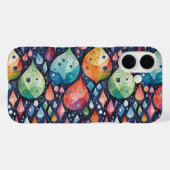 Raindrops fallen auf den Boden 4 - iPhone Case (Rückseite (Horizontal))