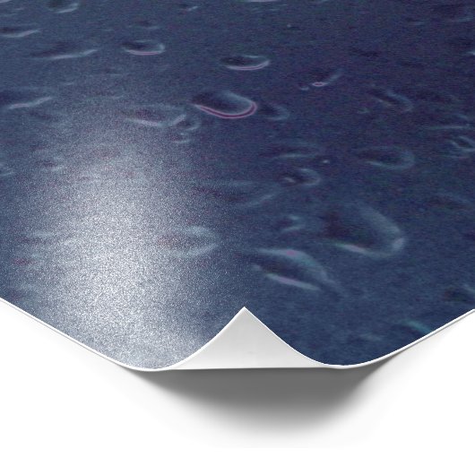 Raindrops Fotodruck (Ecke)