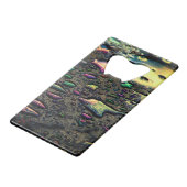 Raindrops Geldbeutel Flaschenöffner (Rückseite Schrägansicht)