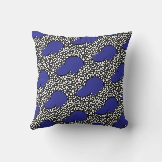 Raindrops III Kissen (Rückseite)