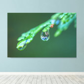 Raindrops Leinwanddruck (Insitu (Holzboden))