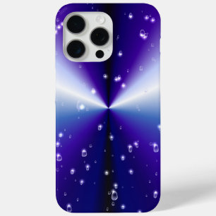 Raindrops mit Sternen auf Lila blauen Regenbogen Case-Mate iPhone Hülle
