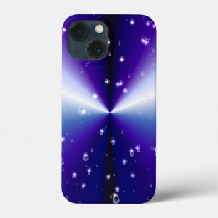 Raindrops mit Sternen auf Lila blauen Regenbogen Case-Mate iPhone Hülle