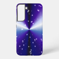 Raindrops mit Sternen auf Lila blauen Regenbogen