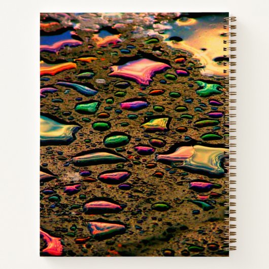 Raindrops Notizblock (Rückseite)