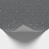 Raindrops On Gray Geschenkpapier (Ecke)