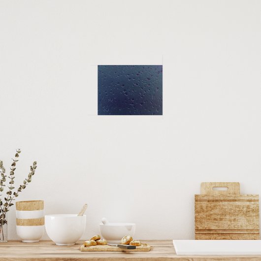 Raindrops Poster (Küche)