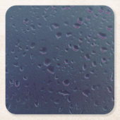 Raindrops Rechteckiger Pappuntersetzer (Vorderseite)