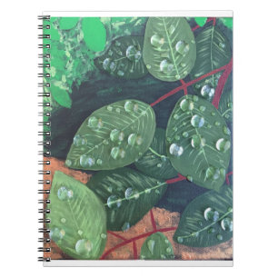 "Raindrops" SpiralNotebook Notizblock