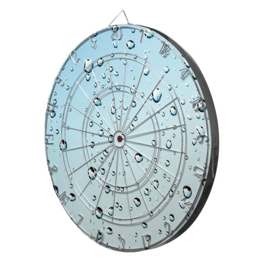 Raindrops Texture Dartscheibe (Vorderseite rechts)